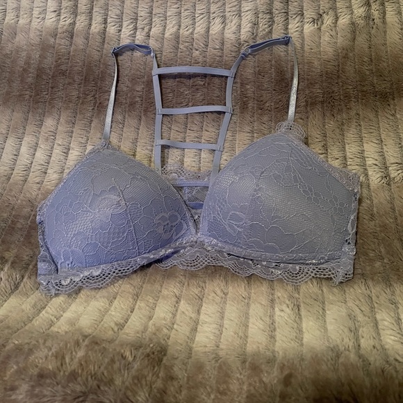 Lilac all over lace, ladder back, bralette - Picture 1 of 3